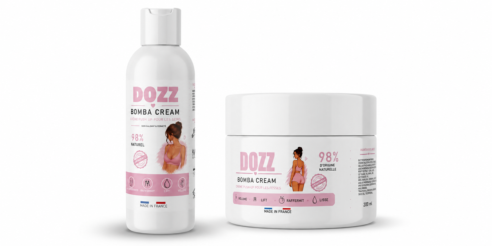 Pack crème seins + fesses