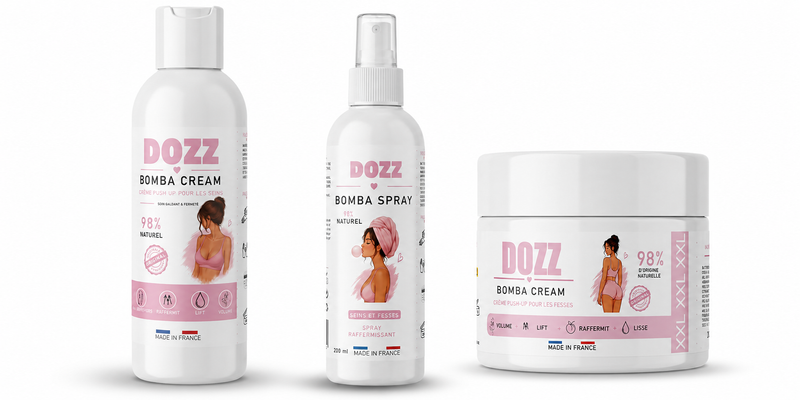 Pack XXL : crème seins, crème fesses xxl + spray 