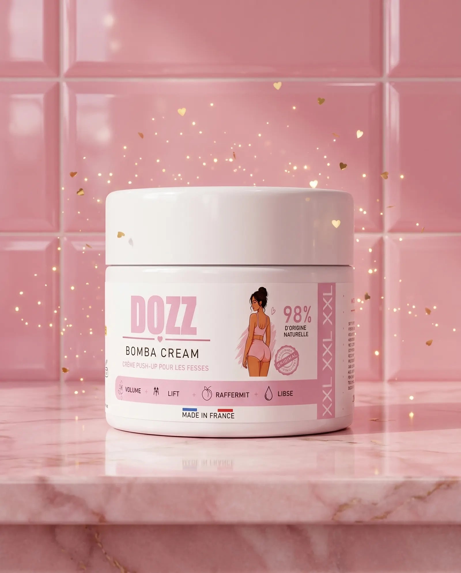 BOMBA CREAM 500 ML FORMAT XXL Crème push-up fesses · XXL